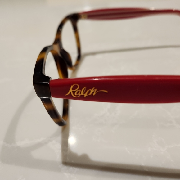 RALPH LAUREN RA7077 Tortoise Shell Candy Cane Stripe Eyeglasses Frame 51-16-140 - Picture 3 of 10
